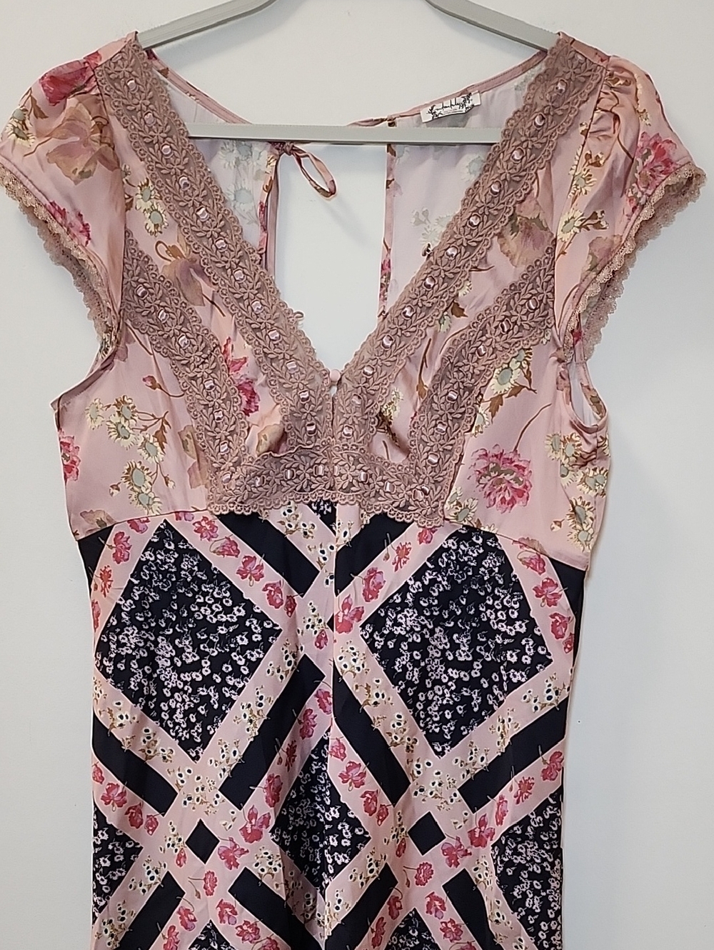 Free People Baby Doll  French Coast Mini Slip The Secret Admirer Size Large - Picture 5 of 16